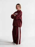 Pull-over imprimé esthétique pour femme, col montant, tendance, décontracté, doux, pour tous les jours, en nylon/coton respirant