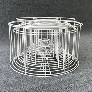 Vendita diretta in fabbrica Set di telaio in ferro rotondo per Drum Wire Ring paralume