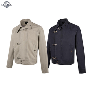 Chaquetas Cargo para <span class=keywords><strong>Hombre</strong></span>, Otoño-Invierno, Cuello Alto, Paneles Cortos, Corte Ajustado, Estilo Vintage Informal, Logotipo Personalizado Disponible - Product Image 2