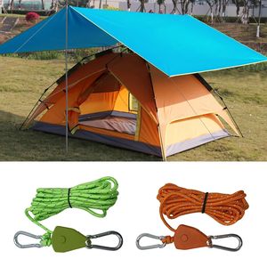 6Pcs 4mm Camping Tent <b>Tie</b> <b>Down</b> Rope Tightener Fastening Wind Rope Buckle <b>Ratchet</b> Hangers Awning Rope Hook <b>Tie</b> <b>Down</b> Strap - Product Image 3