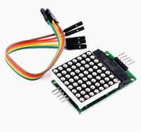 MAX7219 Dot Led modul matriks MCU LED Kit modul kontrol Tampilan rainbowsemi