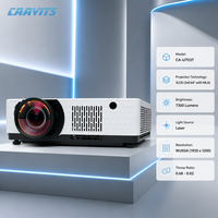 Projecteur laser à courte focale CAAVITS 0.68-0.82 7300 Lumens WUXGA 1920x1200 3LCD Installation professionnelle pour l'éducation Proyector