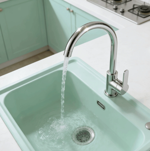 Luxury Gold Kitchen Faucet Hot and Cold Water Mixer <b>Tap</b> Deck Mounted Sink Faucet - Product Image 4