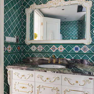 Nhà Máy Cung Cấp Gạch Talavera Mexico 10*10Cm Gạch Ốp Tường Họa Tiết Nhà Tắm Và Nhà Bếp Gạch Biệt Thự Sang Trọng - Product Image 5