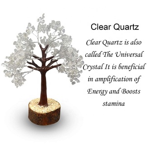 Life Tree Natural Clear <b>Crystal</b> Quartz White Stone 500 Beads Wire Stone Healing <b>Crystal</b> Decor For Decoration Gifts - Product Image 3