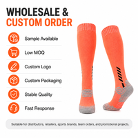 Chaussettes de compression mi-hautes 20-30 mmHg pour hommes et femmes, respirantes, pour la course à pied, le cyclisme, soutien athlétique, logo personnalisé, OEM