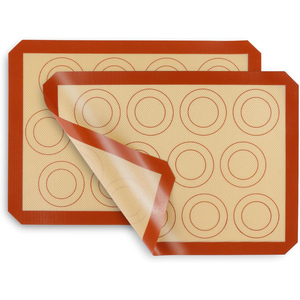 Baking Fabric <b>Mat</b> Wholesale Durable Eco-Friendly Oven Safe Pastry <b>Rolling</b> <b>Mat</b> - Product Image 1