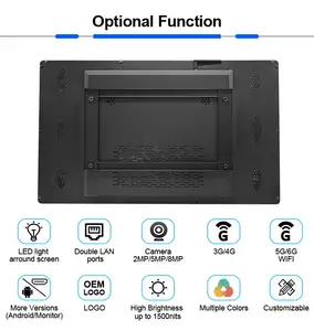 Allinone-pantalla táctil de 32 pulgadas para PC, Tv, todo en uno, montaje en pared, con pantalla táctil