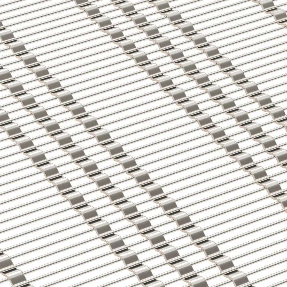 Nuovo 3d rete metallica recinzione Ss in rete metallica 304 acciaio inossidabile architettonico tessuto rete metallica per ascensore