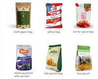 Machine d'emballage automatique de sachets Doypack en film plastique, à moteur, haute productivité pour le remplissage de granulés alimentaires, liquides et pâtes