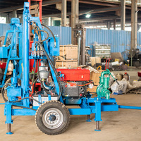 Prix d'usine Portable 100m 30m hydraulique petit compresseur forage puits d'eau prix de la machine de forage