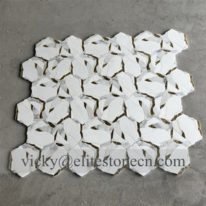 Mosaico para Paredes de Cocina y Baño, Baldosas de Mármol para Piso de Baño - Product Image 3