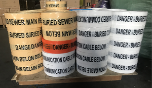 Cinta de Advertencia Impermeable de Uso General con Impresión Personalizada para Subterráneo - Product Image 4