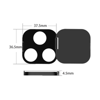 Protection complète de l'objectif de la caméra arrière pour iPhone 17 Pro/Pro Max