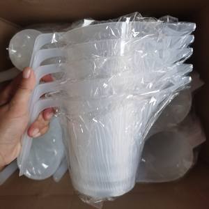 INTODIY bocca lunga 1000ml misurino in plastica capiente per fare artigianato di gioielli in resina di sapone per candele - Product Image 6