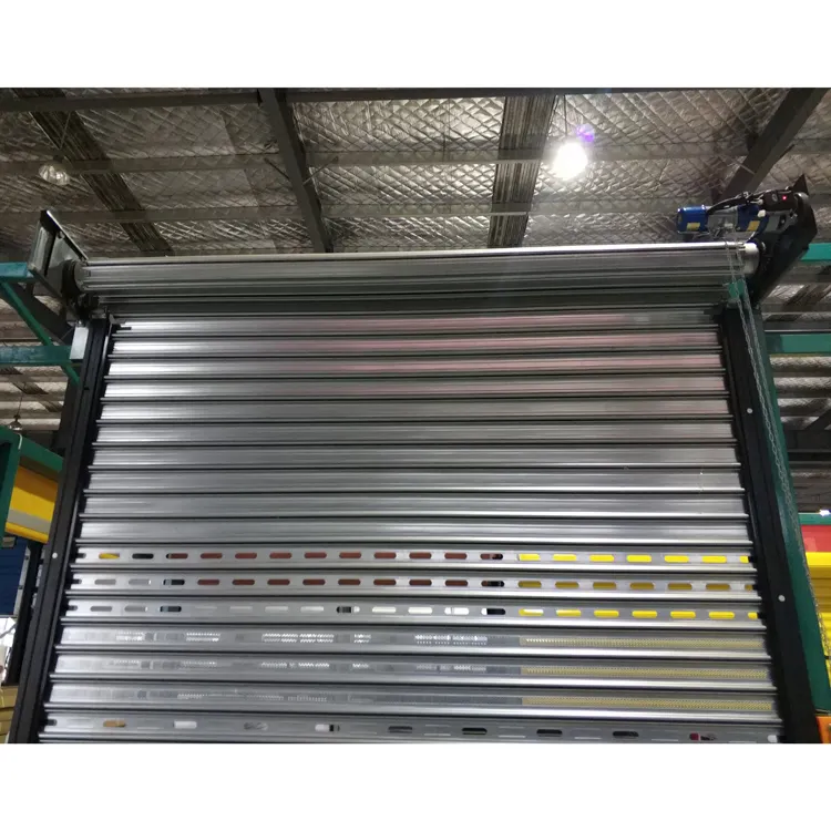 Industrial Wind-Proof Automatic Steel Material Security Roll Up Door