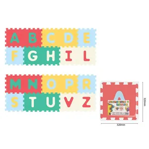 Tapis de jeu en lettres pastel 320 mm, tapis de jeu pour enfants, jouet d'apprentissage de l'alphabet - Product Image 1