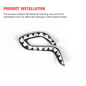 Shasha oto iç parçaları BMW için karbon Fiber araba vites topuzu yan çerçeve <span class=keywords><strong>m</strong></span>-serisi M5 X3M X4M 2017-2024 - Product Image 4