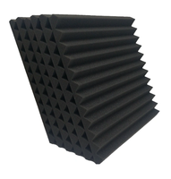 Paneles Acústicos de Espuma de PU de Alta Densidad - Láminas de Esponja Absorbentes de Sonido Ignífugas para Reducción de Ruido en Paredes de Estudios y Cines en Casa