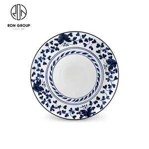 Platos de cena personalizados hechos a mano, vajilla de porcelana de estilo <span class=keywords><strong>italiano</strong></span>, plato de cerámica para restaurante - Product Image 6
