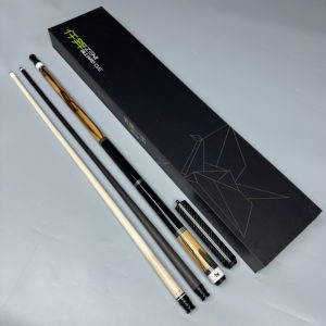 Taco de billar <span class=keywords><strong>ZENI</strong></span> de calidad premium hecho a mano con eje de carbono y arce, QianYi Radial Pin, doble eje, punta de 12.2mm y 11.8mm con contrapeso. - Product Image 1