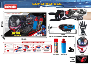 Hot bán tiktok Spiderman <span class=keywords><strong>Web</strong></span> Slinger Shooter cậu bé 'siêu anh hùng Hành động Hình Slik Launcher nọc độc đồ chơi spinnerets làm bằng nhựa - Product Image 6