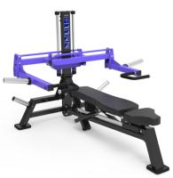 VIGFIT Banc de musculation isolaté premium à charge par plaques en acier avec crochets de pesée pour la musculation et le fitness