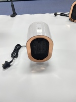 Chauffage Électrique Portable Mini 600W en Promotion pour l'Hiver, Radiateurs d'Espace Ignifuges OLED à Chauffage Rapide et Sûr avec Ventilateur
