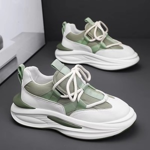 Breathable Winter Mens Shoes Odor-proof Mesh Surface Sports Leisure Versatile Lightweight Thick-soled TPU Anti-slip - Product Image 1