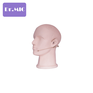 Manos libres Color beige macho tornillo enchufe diadema micrófono para transmisor inalámbrico - Product Image 3