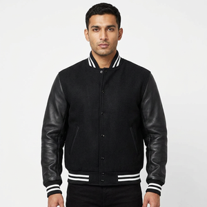 Vestes pour hommes, vêtements de rue d'hiver, à capuche, nouvelle veste varsity OEM, motif logo, tissu de qualité - Product Image 1