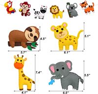 Feutre animaux couture artisanat Kit éducatif enfants débutants feutre peluche jouets pour filles et garçons