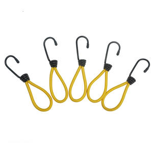 Boucle de cordon élastique pour tente d'extérieur, crochet de 15cm pour accessoires de bâche de camping, matériau en fer, tissu Oxford multicolore - Product Image 2