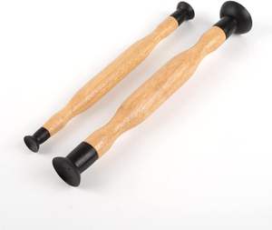 Kit d'outils de rectification manuelle à double extrémité <span class=keywords><strong>pour</strong></span> soupapes, 2 pièces, 1-1/8, 1-3/8, 5/8, 3/16 pouces, ventouses à double extrémité, bâton de rectification - Product Image 3