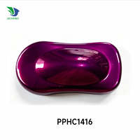 Fabricant professionnel de revêtement en poudre de polyester pur couleur bonbon PPHC1416, revêtement par pulvérisation électrostatique