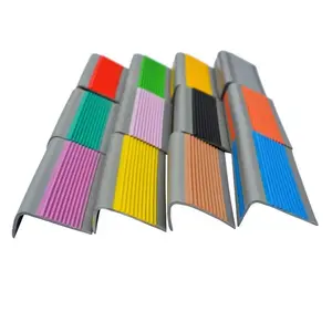 Factory supply stair nose anti-slip stair edging strip PVC stair tread edge protectors