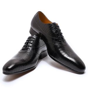 Zapatos Casuales de Cuero para Hombre 2026, Estilo Slip-On con Punta en Pico, Ligeros, Antideslizantes y Transpirables, para Bodas y Fiestas de Otoño - Product Image 6