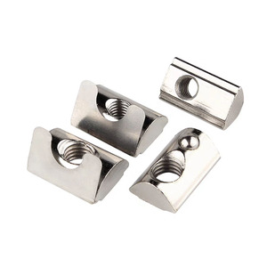 Écrous à rainure en T de haute qualité Écrous à billes à ressort 2020 <span class=keywords><strong>3030</strong></span> 4040 4545 Écrous en T à ressort avec bille chargée M8 - Product Image 4