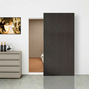 Accessoires de <span class=keywords><strong>rail</strong></span> de <span class=keywords><strong>porte</strong></span> fantôme robustes - Rails coulissants suspendus en alliage d'aluminium pour portes à <span class=keywords><strong>rail</strong></span> dissimulé avec amortisseur bidirectionnel - Product Image 3