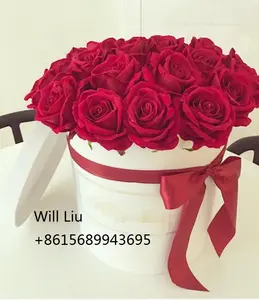 FC2001 высококачественные искусственные одиночные бархатные розы для свадьбы