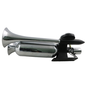 ชุดแตร<span class=keywords><strong>ลม</strong></span>เดี่ยว 12V/24V 110-120dB <span class=keywords><strong>แตร</strong></span>ไฟฟ้าโครเมียม/สแตนเลสสำหรับรถบรรทุก เรือ <span class=keywords><strong>รถ</strong></span>ไฟ และเรือเดินทะเล - Product Image 5