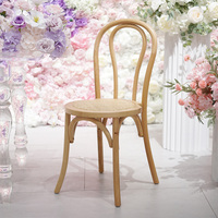 Chaises de mariage modernes et durables en bois pour événements, hôtels, banquets, cafés, restaurants, empilables