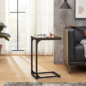 Wood Top Sofa Side Table Multifunctional Narrow <b>Desk</b> For Living <b>Room</b> Bedroom Computer Use - Product Image 2
