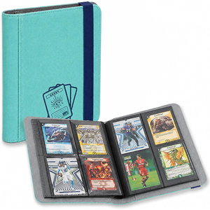 Album per Carte di Alta Qualità <span class=keywords><strong>in</strong></span> PU con 4 Tasche e 160 Scomparti, Design Completamente Goffrato, Raccoglitore TCG per Proteggere le Tue Carte - Product Image 5