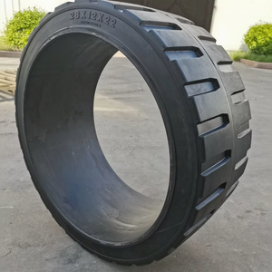 Ban Padat <span class=keywords><strong>Forklift</strong></span> Baru 28*12*22 711x305x559 Desain Bias Press-on dengan Bantalan Bola untuk Truk <span class=keywords><strong>Forklift</strong></span> & Penggunaan Restoran - Product Image 1