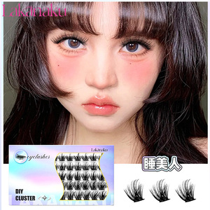 Sleeping Beauty False Eyelashes 120 Pairs Reusable DIY Cluster Extensions For Big Eyes - Product Image 2