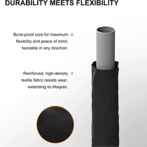 Tuyau d'arrosage extensible en acier inoxydable haute pression à fort débit, léger et flexible, pour jardin, vente en gros - Product Image 5