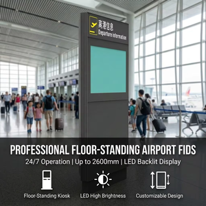 Sistema di Display LCD Personalizzato FIDS per Informazioni e Orientamento Passeggeri in Aeroporti e Metropolitane - Product Image 1