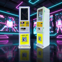Machine de grue d'arcade en métal avec accepteur de pièces et billets, garantie 1 an pour les centres de jeux