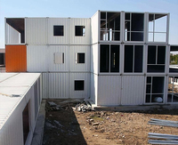 Maison conteneur extensible à excellent rapport qualité-prix, vente directe usine, installation facile, maison préfabriquée avec 2-3 chambres